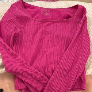 Pink Long Sleeve Top